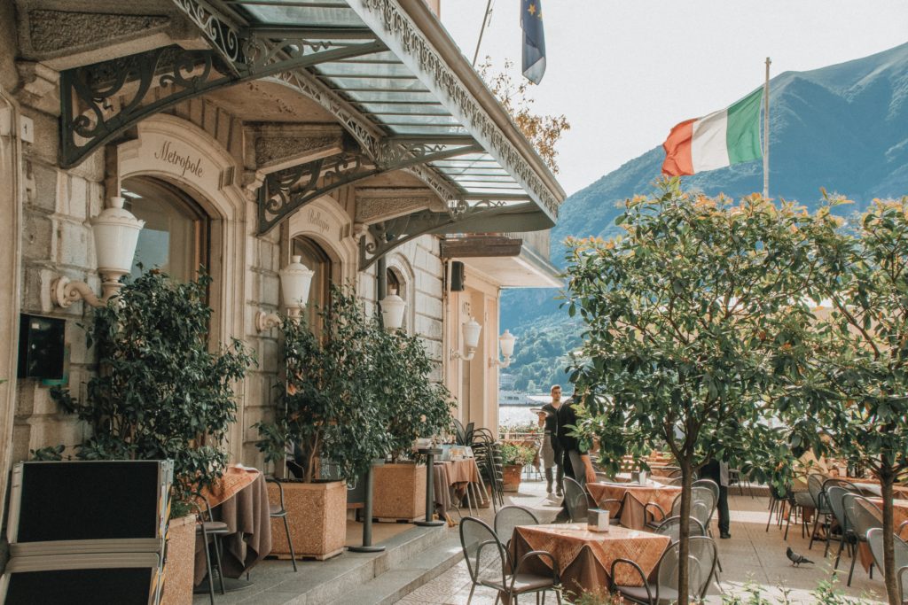 Photo of an outdoor restaurant patio by fallon travels